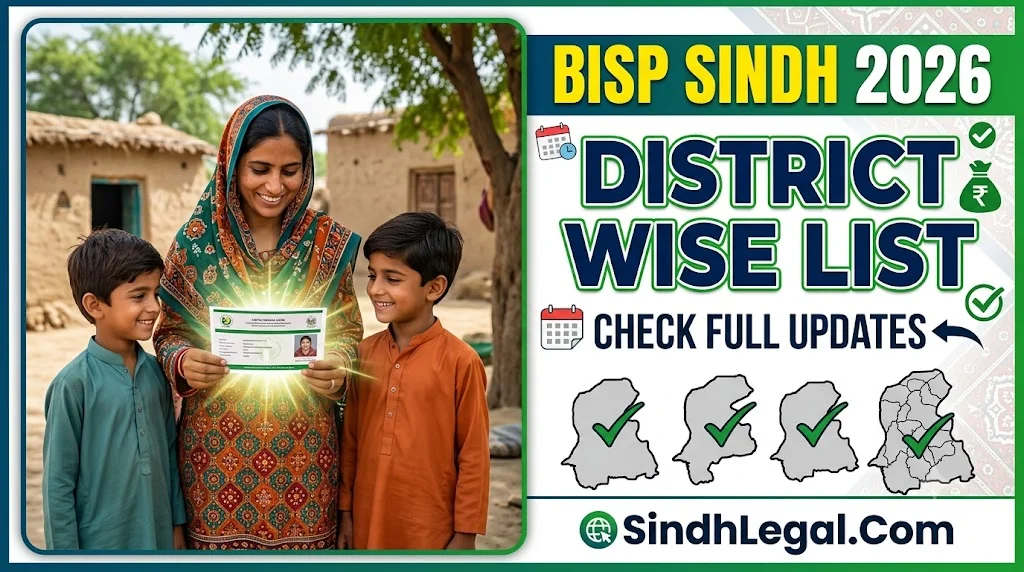BISP District Wise List of Sindh 2026