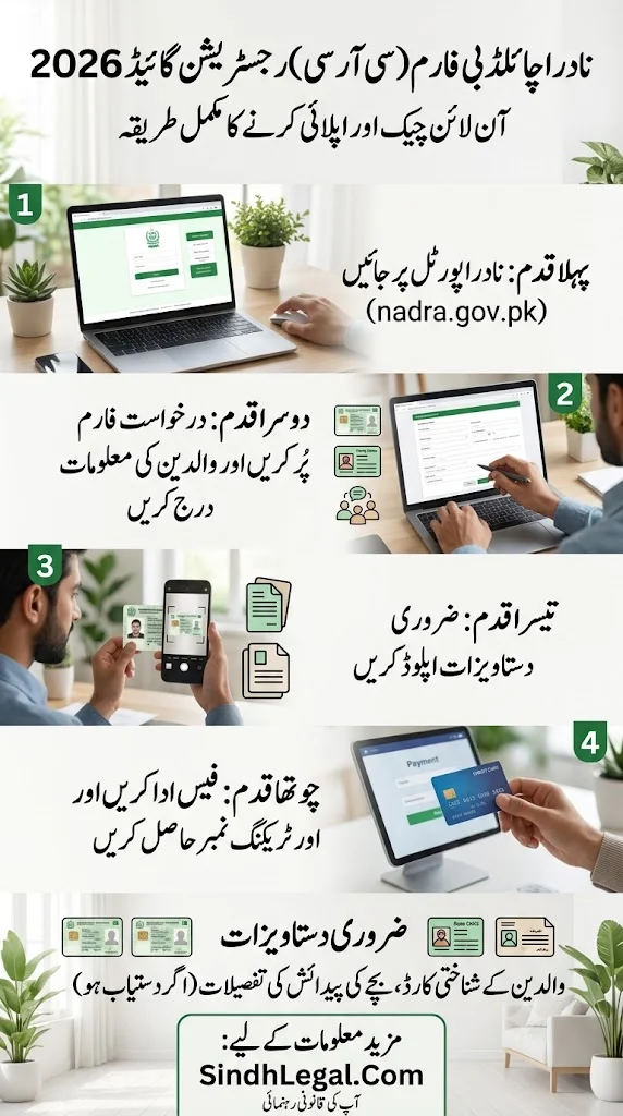 Check and Apply Online for Child B-Form 2026 | NADRA CRC Registration Guide