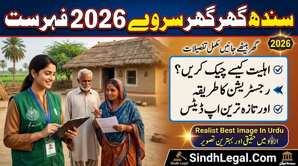 Ghar Ghar Survey List Sindh 2026 How to Check Eligibility Registration And Latest Updates