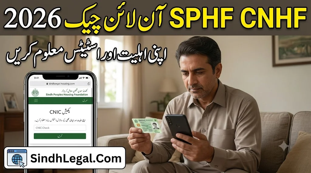 SPHF CNIC Check Online 2026 – Check Your Eligibility and Status by CNIC
