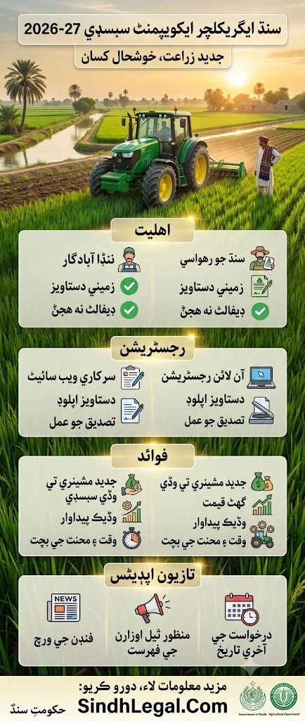 Sindh Agriculture Equipment Subsidy 2026–27 Eligibility Registration Benefits And Latest Updates