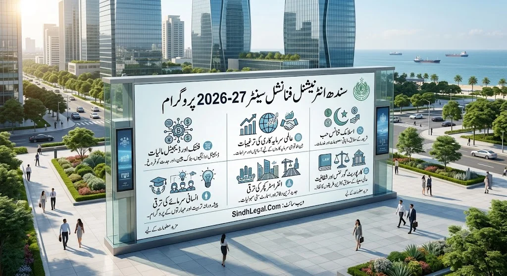 Sindh International Financial Centre 2026 27 Program