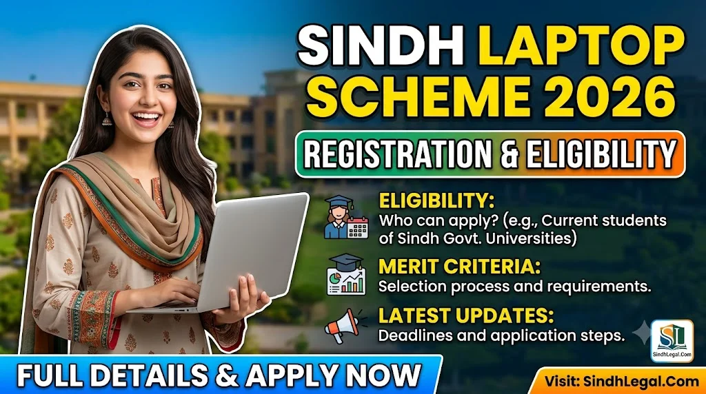 Sindh Laptop Scheme 2026 Registration Eligibility Merit Criteria And Latest Updates