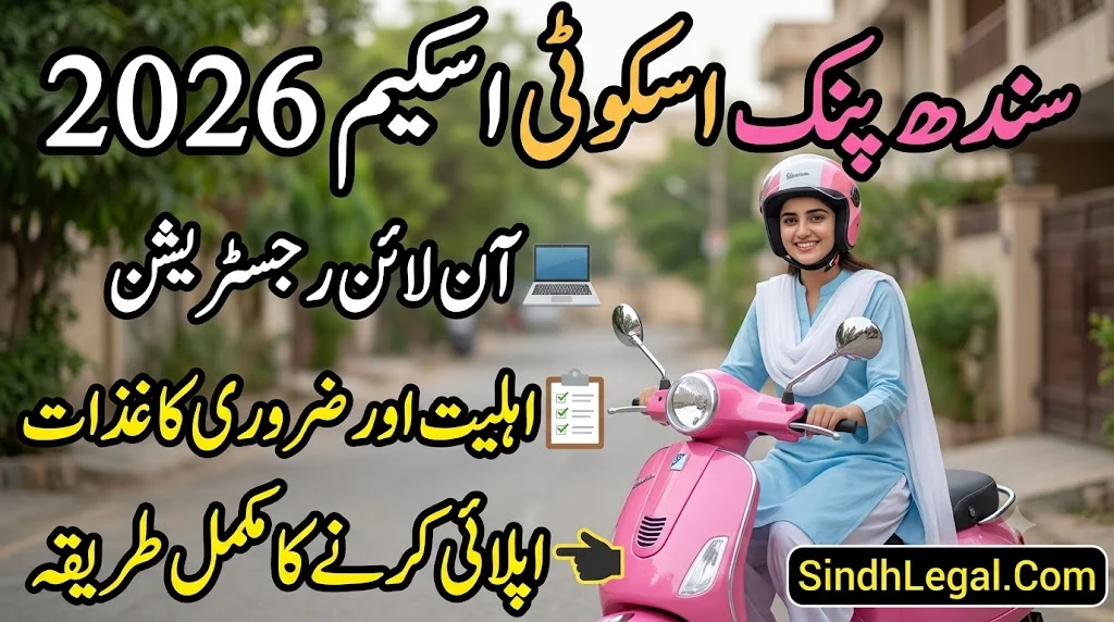 Sindh Pink Scooty Scheme 2026 Online Registration Eligibility Required Documents And Apply Guide