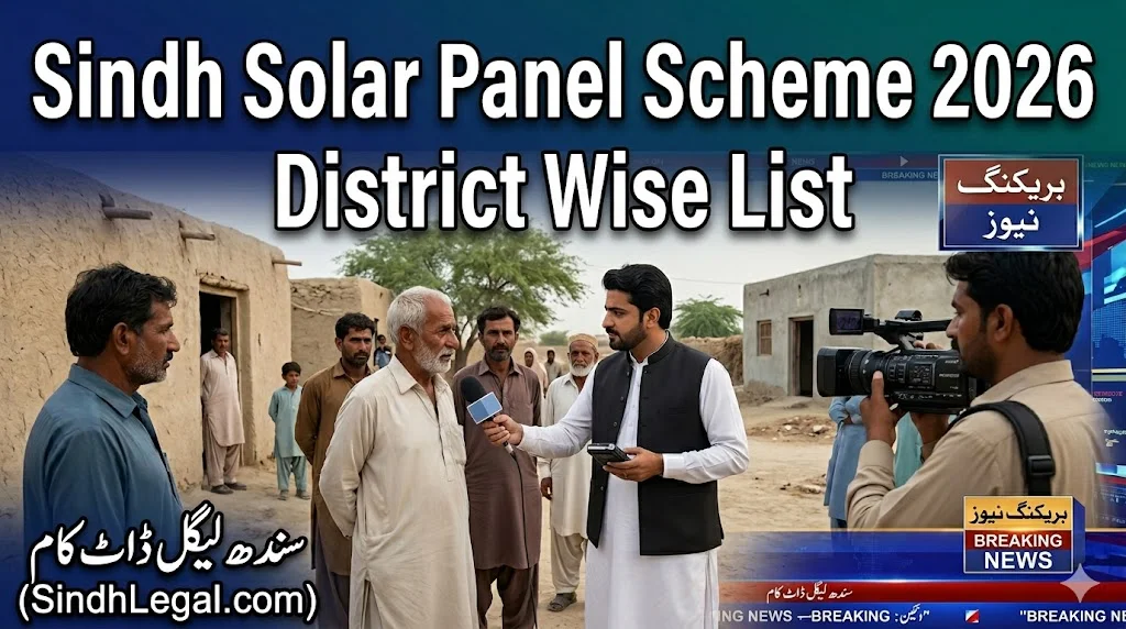 Sindh Solar Panel Scheme 2026 District Wise List