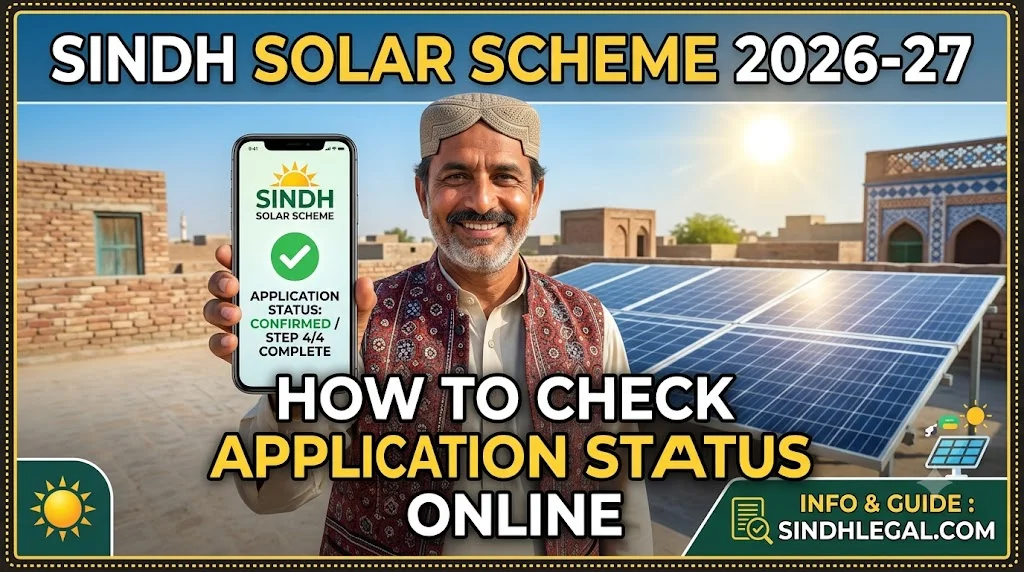 Sindh Solar Scheme 2026–27 How to Check Application Status Online