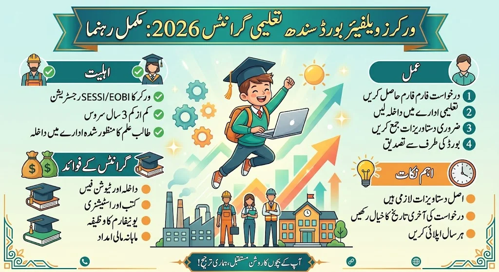 Workers Welfare Board Sindh Educational Grants 2026 Complete Guide
