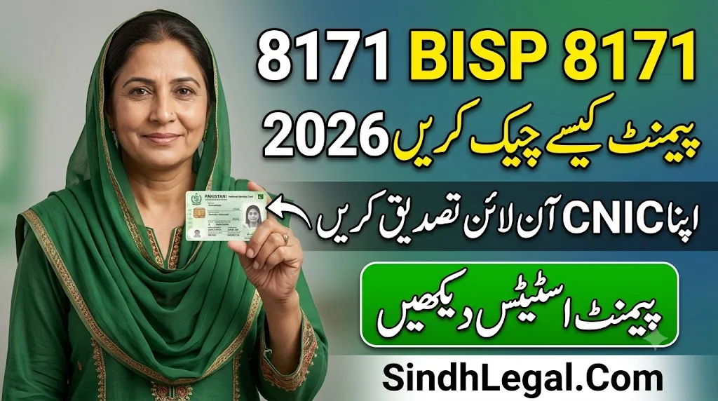 8171 BISP Payment Verification 2026 Check Your CNIC Online Verify Payment Status