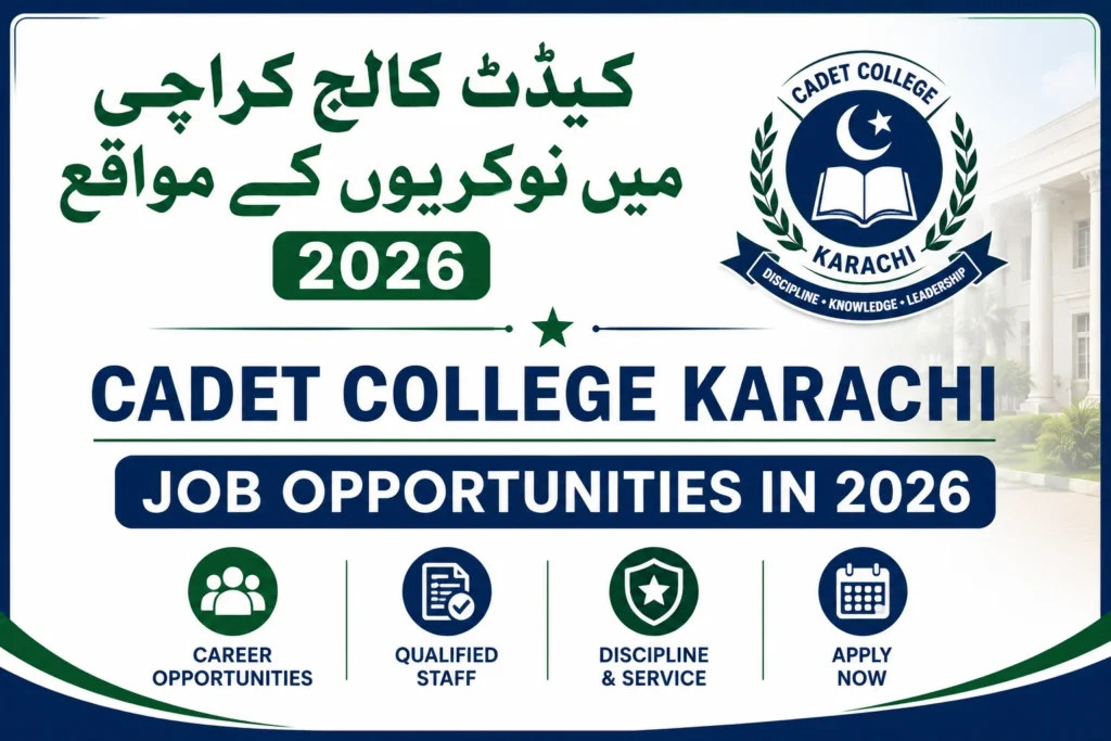 Cadet College Karachi Job