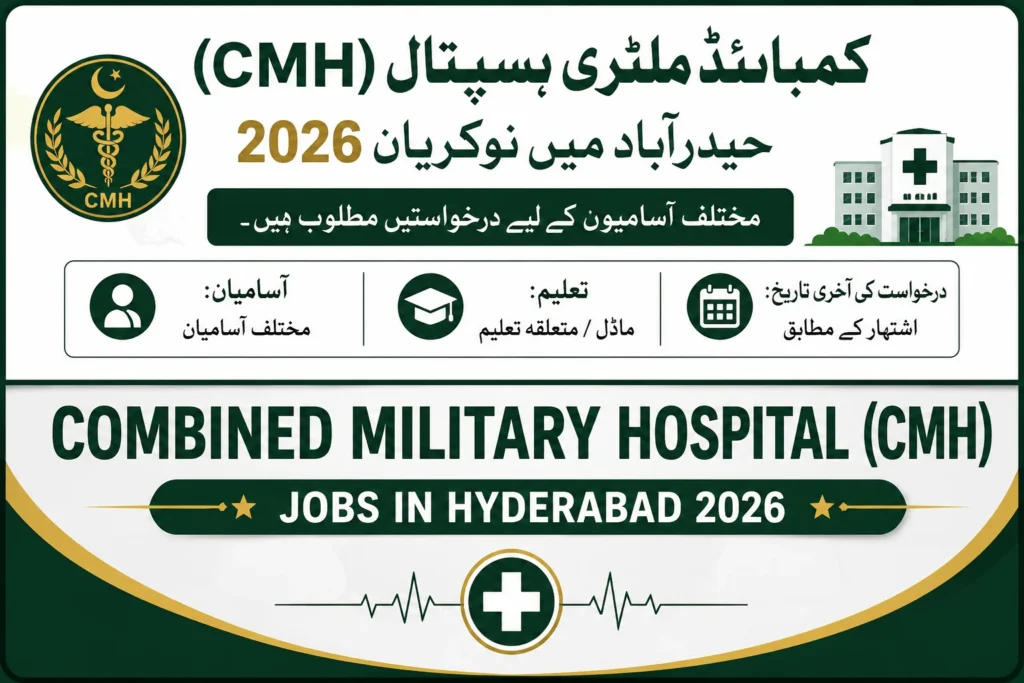 Combined Military Hospital CMH Jobs 2026