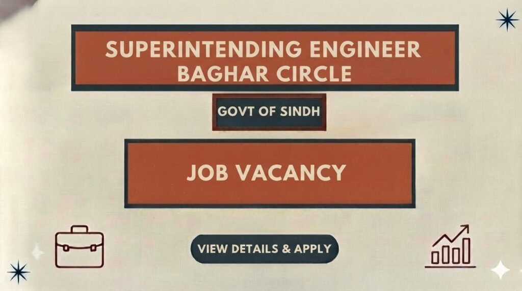 Superintending Engineer Baghar Circle Jobs