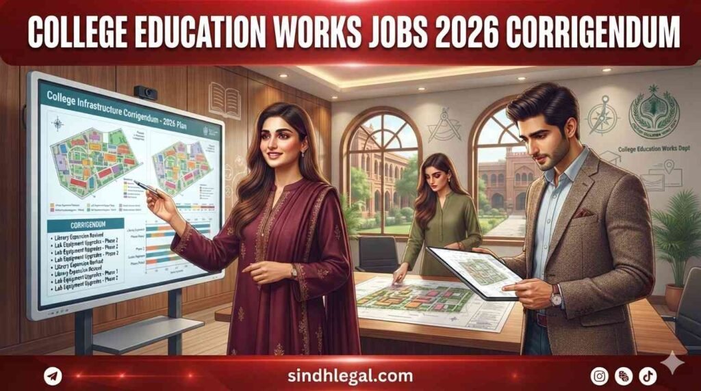 College Education Works Jobs 2026 Corrigendum