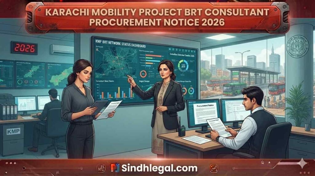 Karachi Mobility Project BRT Consultant Procurement Notice 2026