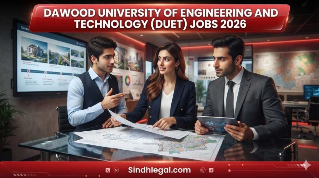 Dawood University of Engineering and Technology (DUET) Jobs 2026