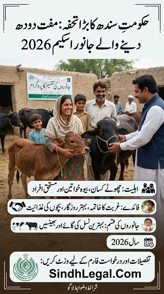 Sindh Government Free Milk Animals Program 2026