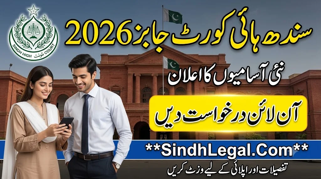 Sindh High Court Jobs Apply Online 2026
