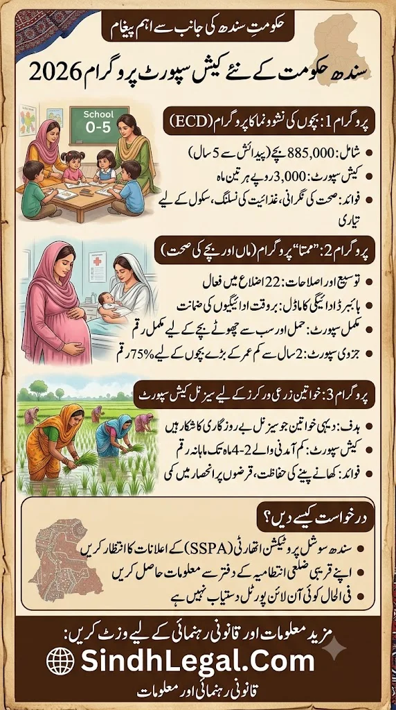 Sindh Launches New Cash Support Programmes 2026