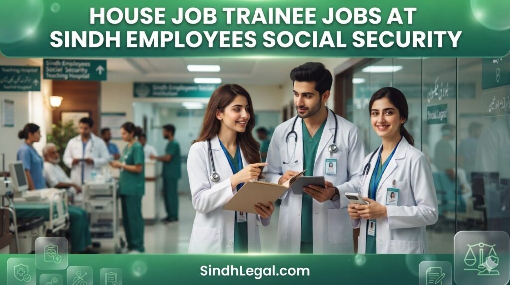 House Job Trainee Jobs At Sindh Employees Social Security