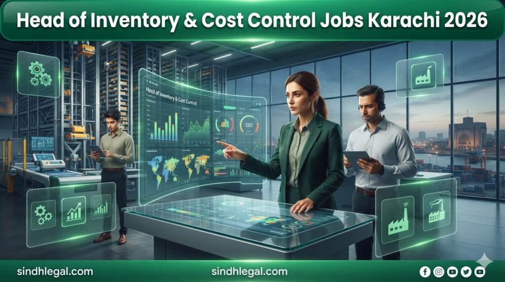 Head of Inventory & Cost Control Jobs Karachi 2026