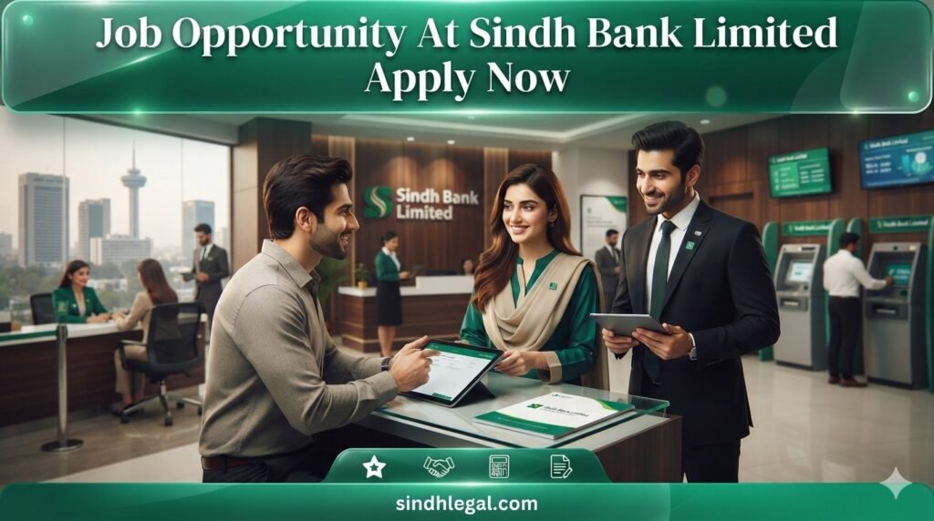 Job Opportunity At Sindh Bank Limited Apply Now
