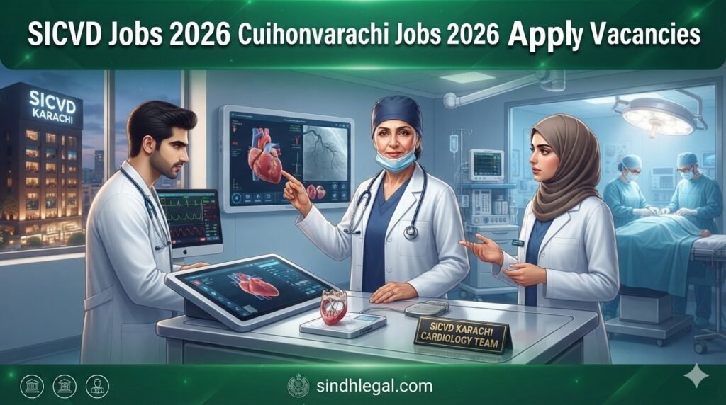 SICVD Jobs 2026 in Sindh – Latest Career Opportunities