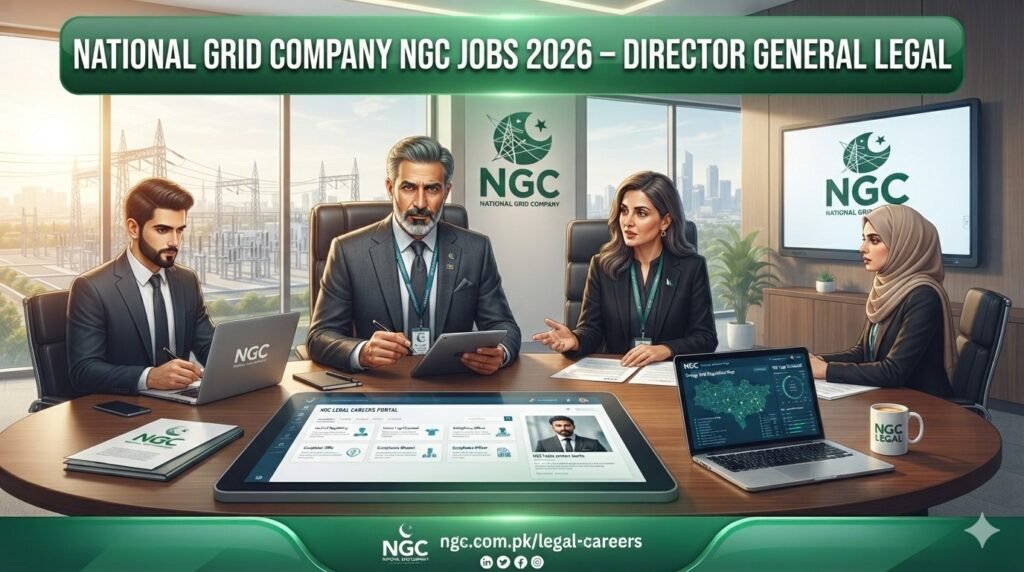 National Grid Company NGC Jobs 2026 – Director General Legal