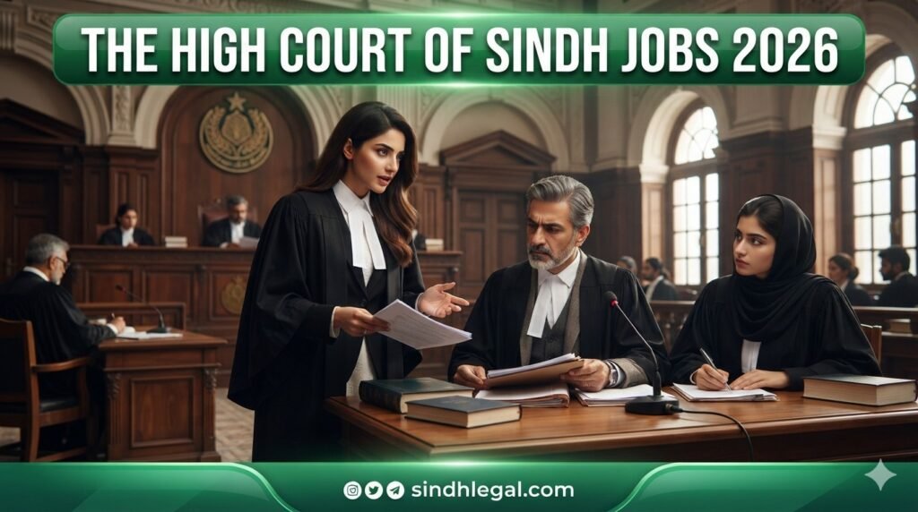 The High Court of Sindh Jobs 2026
