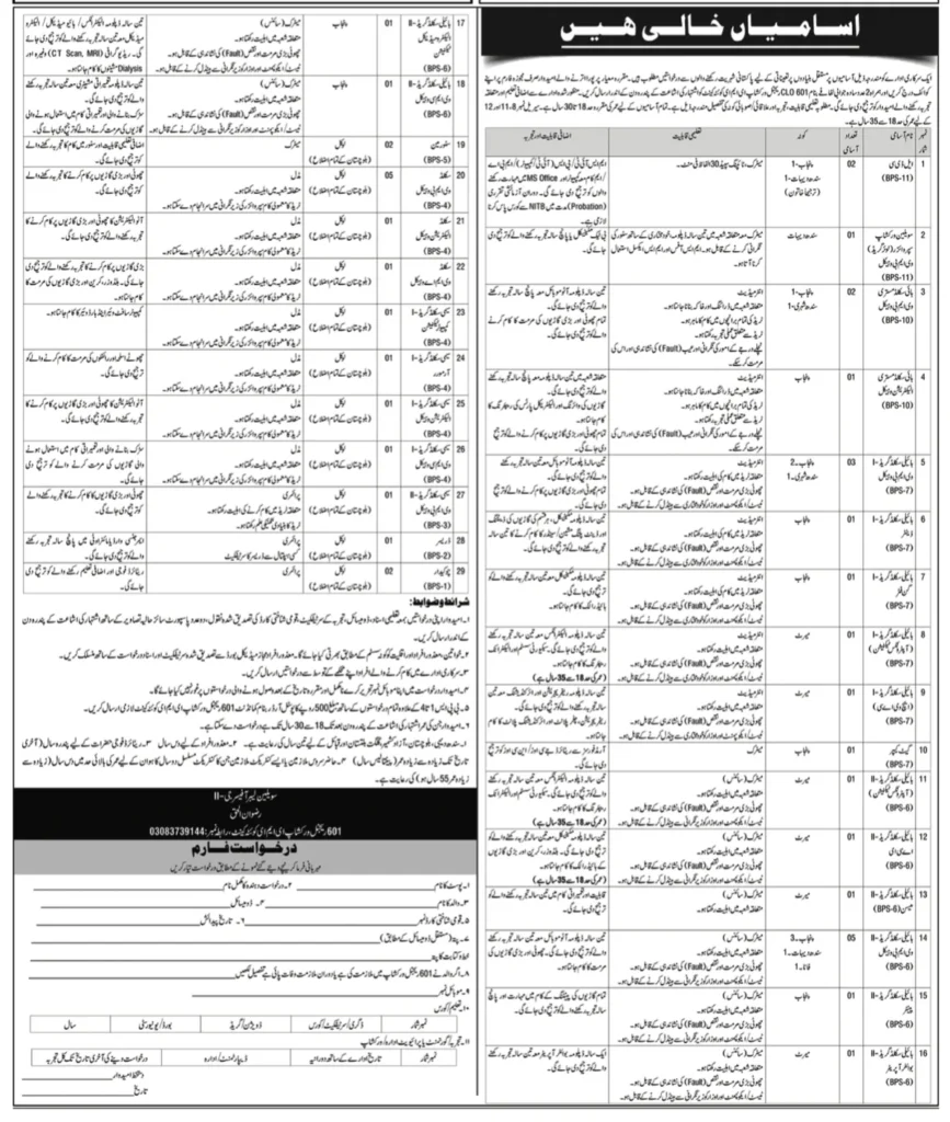 BPS 01 to BPS 11 Jobs