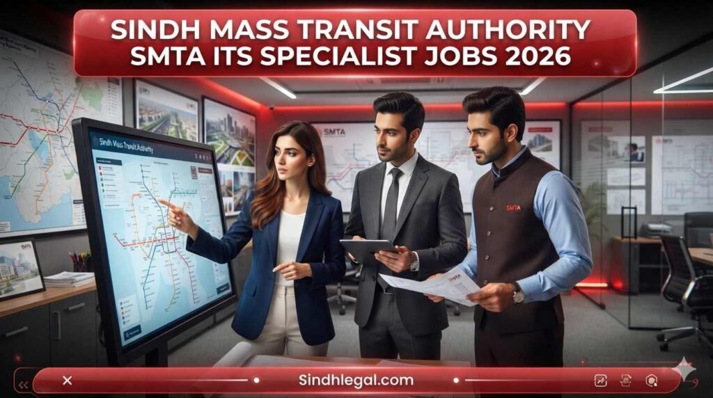 Sindh Mass Transit Authority SMTA ITS Specialist Jobs 2026