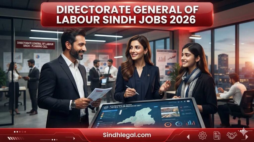 Directorate General of Labour Sindh Jobs 2026