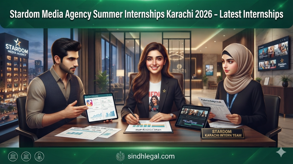 Stardom Media Agency Summer Internships Karachi 2026