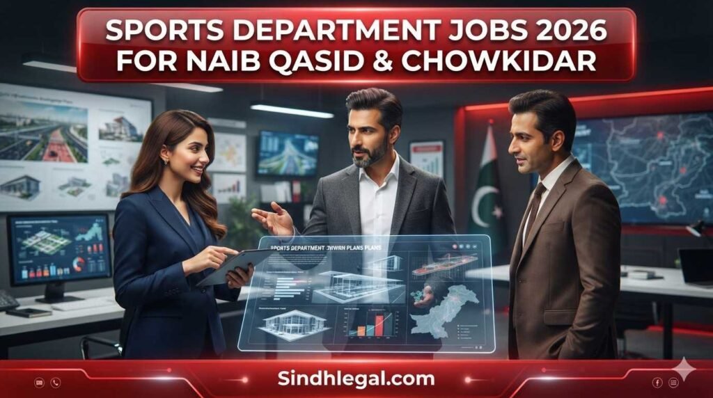 Sports Department Jobs 2026 for Naib Qasid & Chowkidar