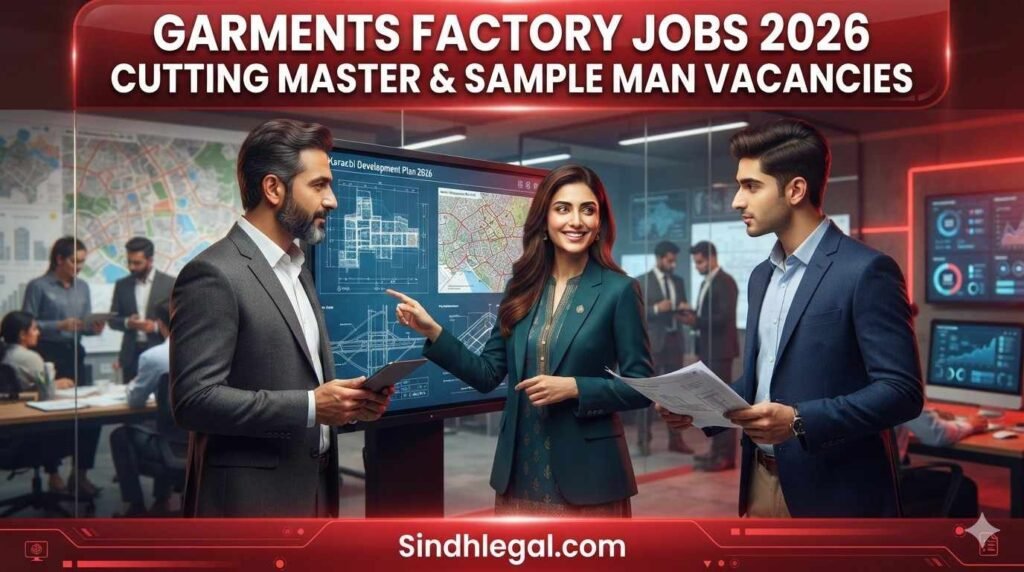 Garments Factory Jobs 2026 Cutting Master & Sample Man Vacancies