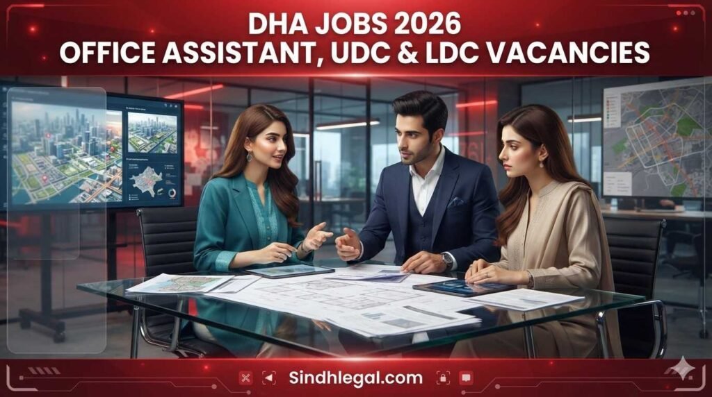 DHA Jobs 2026 Office Assistant, UDC & LDC Vacancies