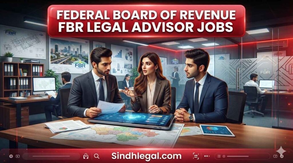 Federal Board of Revenue FBR Legal Advisor Jobs