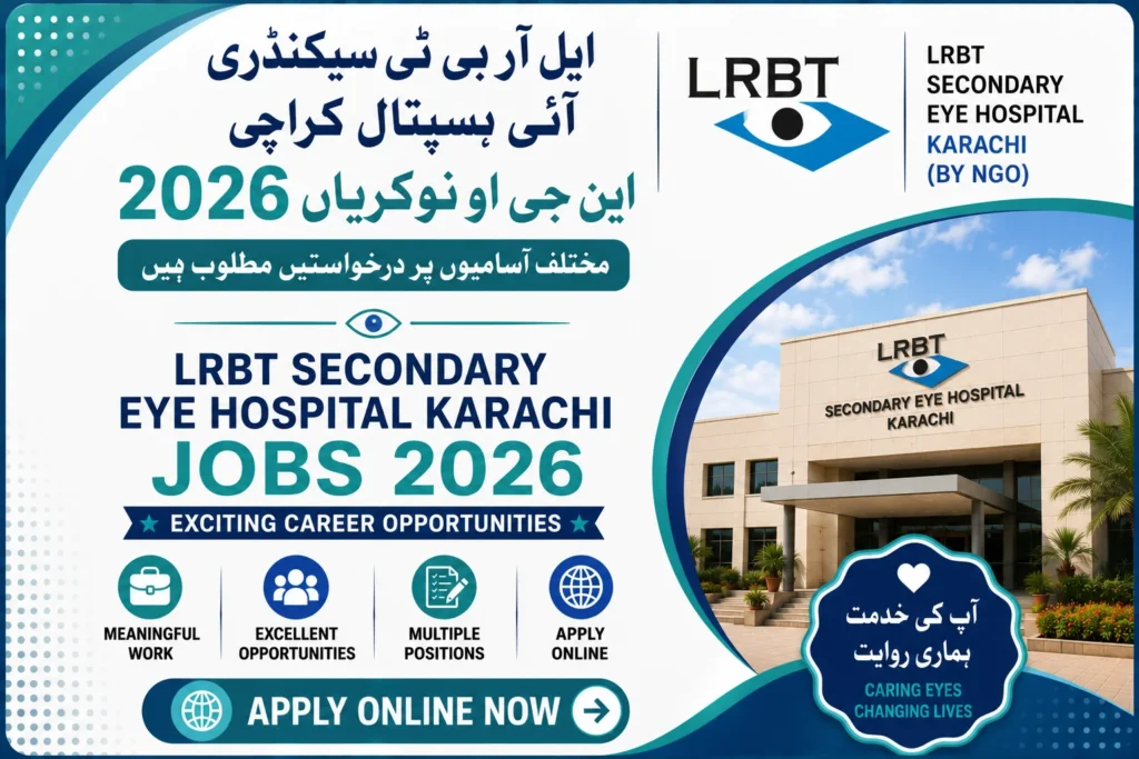 LRBT Secondary Eye Hospital Jobs