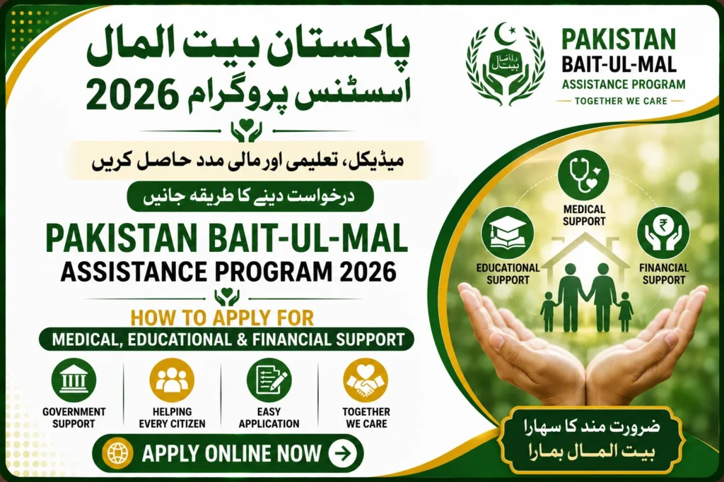 Pakistan Bait ul Mal Assistance Program