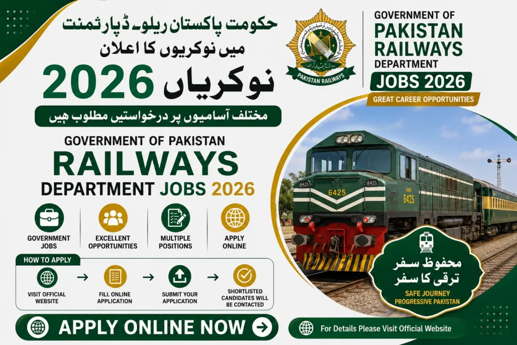 Pakistan Railways Department Jobs