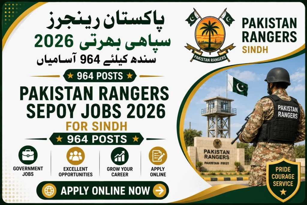Pakistan Rangers Sepoy Jobs
