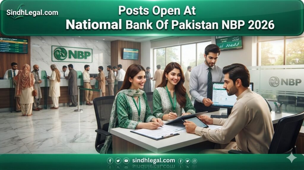 Posts Open At National Bank Of Pakistan NBP 2026