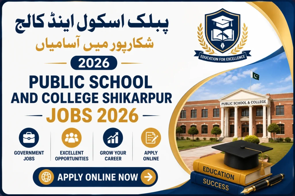 Public School And College Shikarpur Job