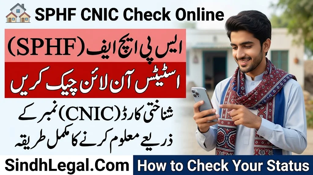 SPHF CNIC Check Online How to Check Your Status