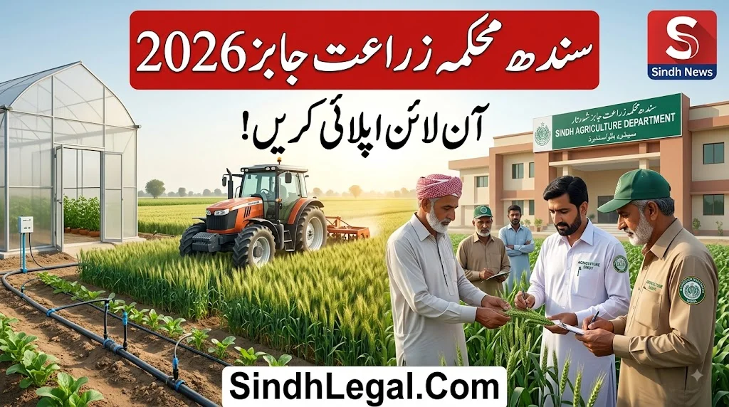 Sindh Agriculture Department Jobs 2026