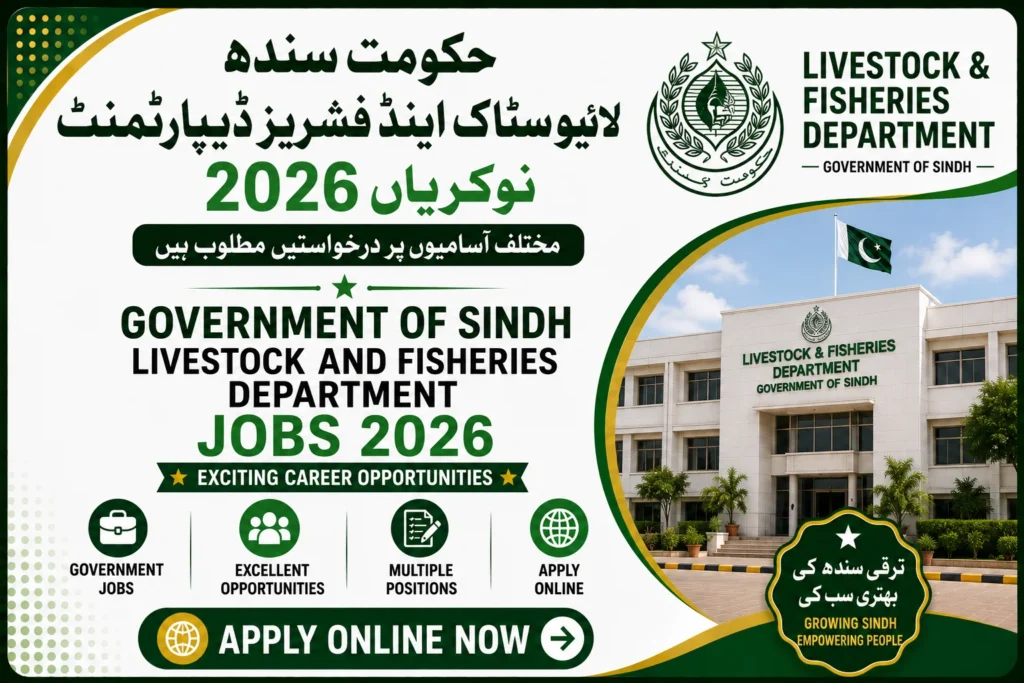 Sindh Fisheries Department Jobs