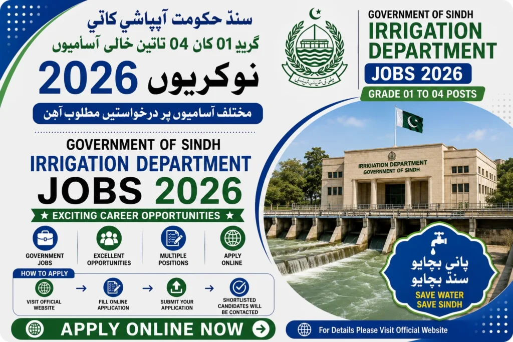 Sindh Irrigation Department Jobs