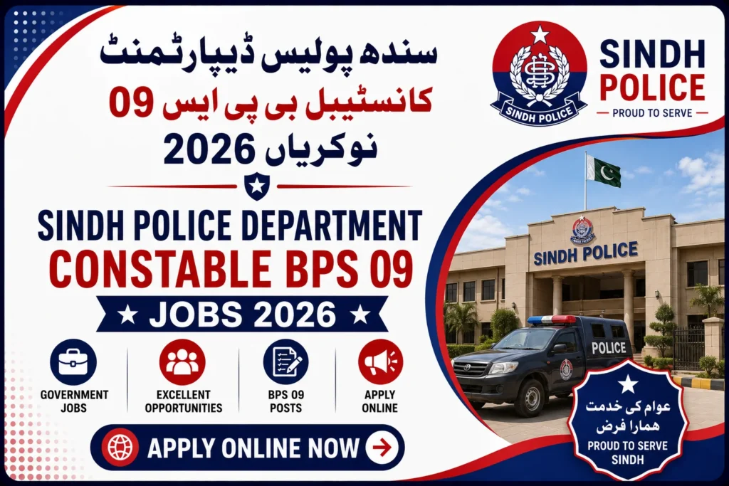 Sindh Police Department Jobs