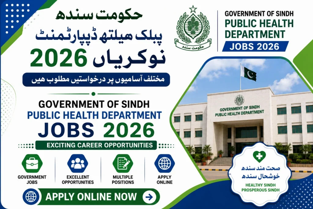 Sindh Public Health Department Jobs