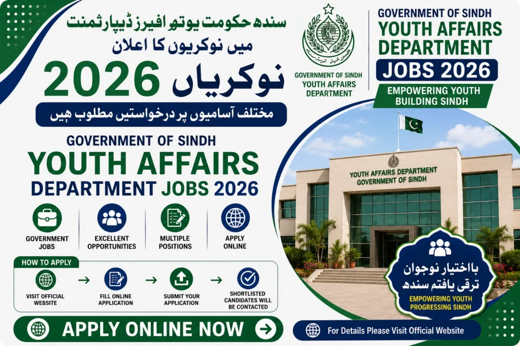 Sindh Youth Affairs Department Jobs