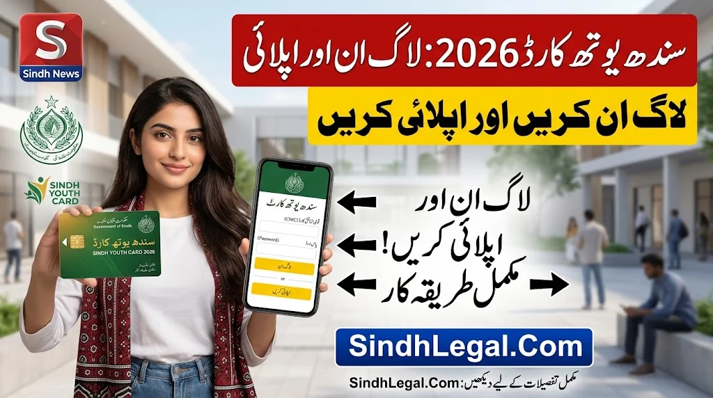 Sindh Youth Card Login And Apply Here