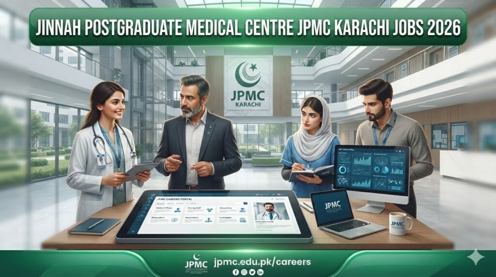 Jinnah Postgraduate Medical Centre JPMC Karachi Jobs 2026